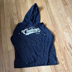 NFL Dallas Cowboys Navy and White Pullover Sweatshirt